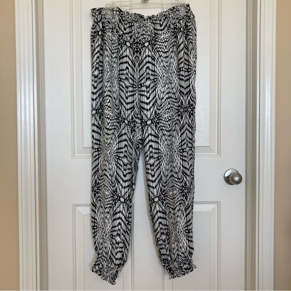 Rebecca Minkoff A Pea in the Pod Silk Maternity Pants Medium - Picture 2 of 12